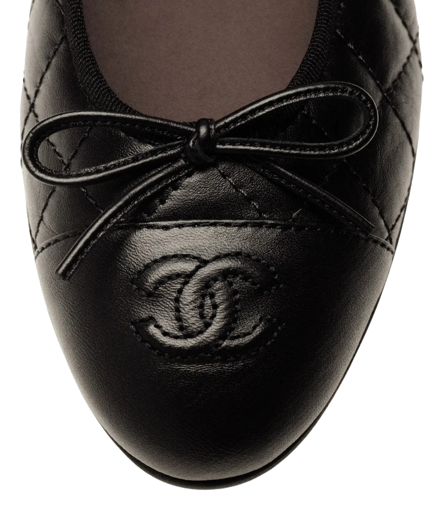 Chanel Ballet Flats Black Aged Calfskin
