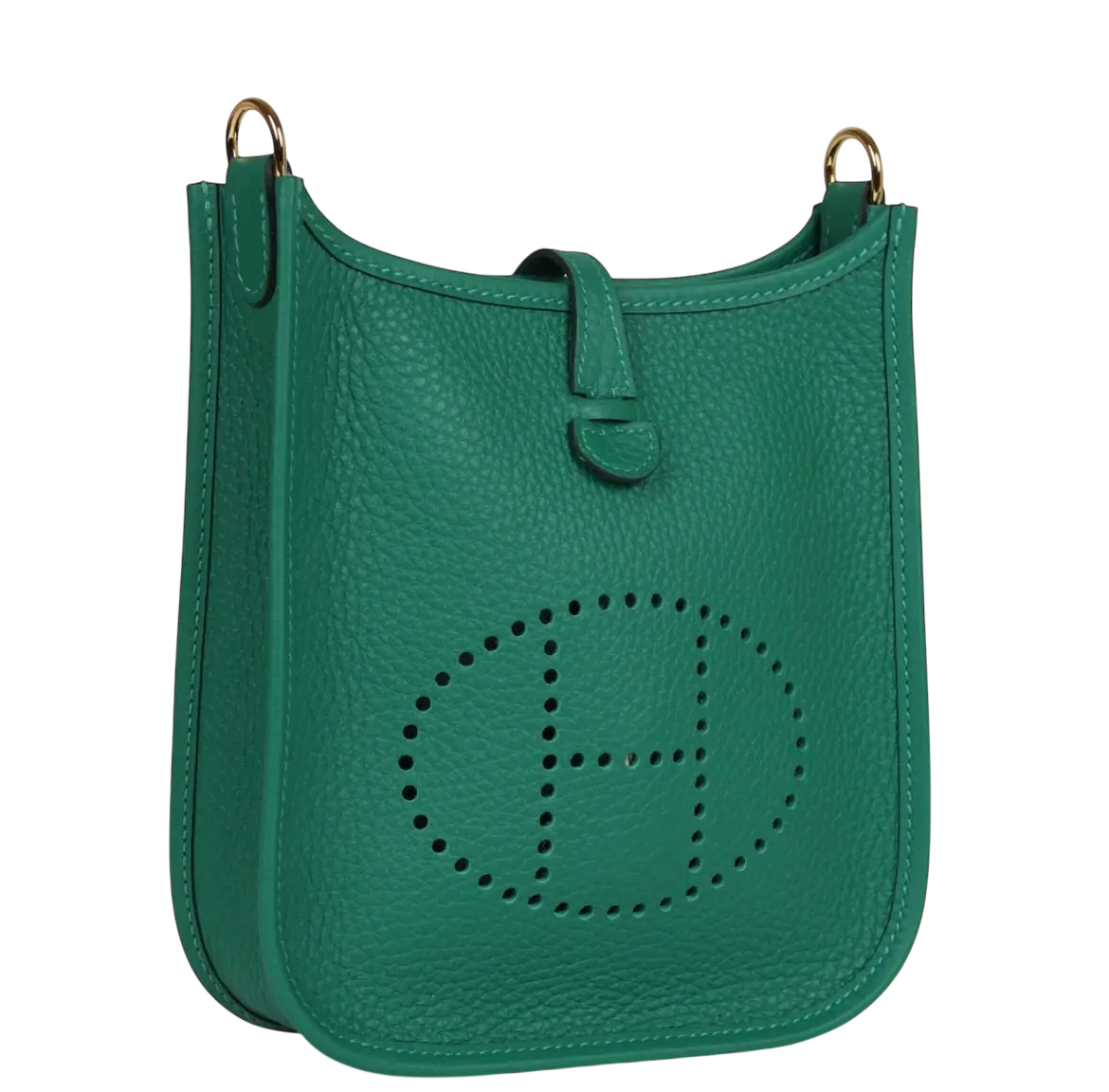 Hermes Evelyne TPM Vert Vertigo Clemence Gold Hardware