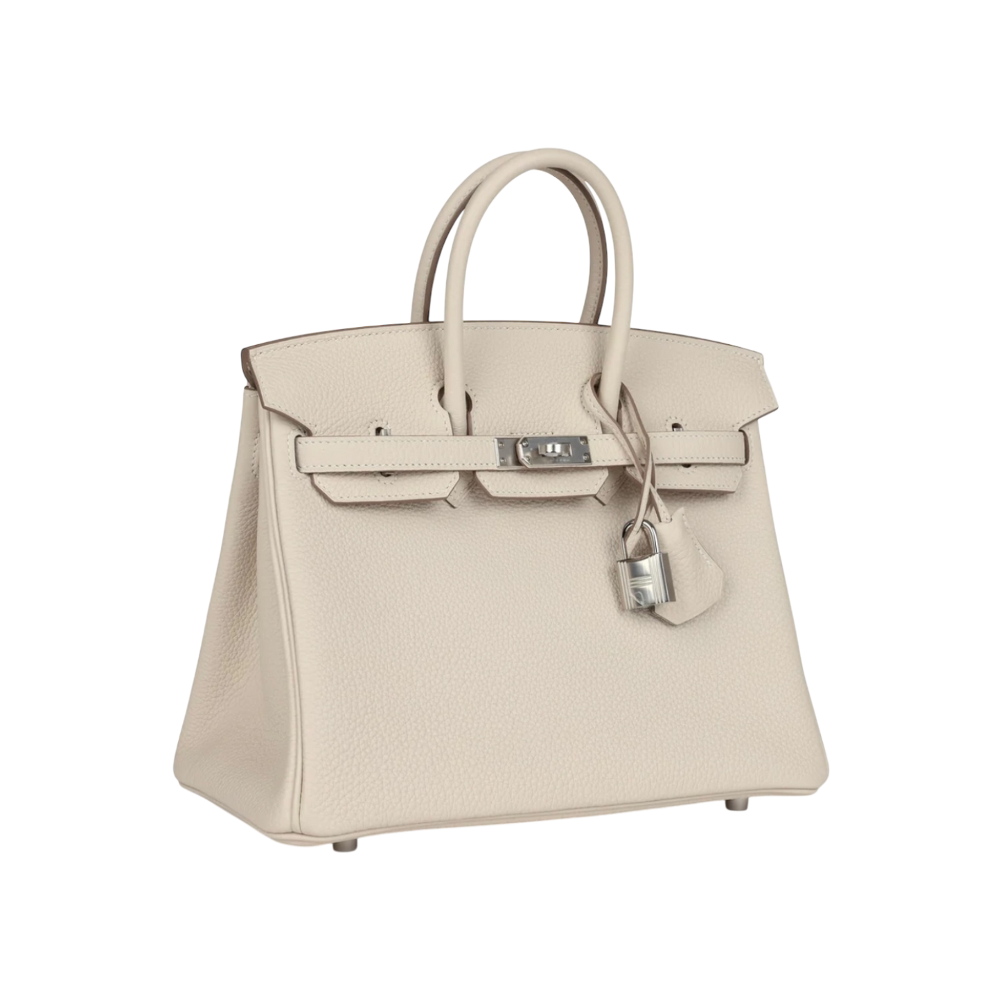 Hermès Birkin 25 Craie Togo Palladium Hardware
