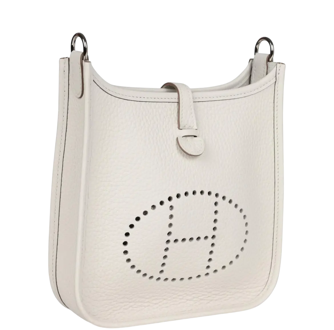 Hermes Evelyne TPM Gris Pale Clemence Palladium Hardware