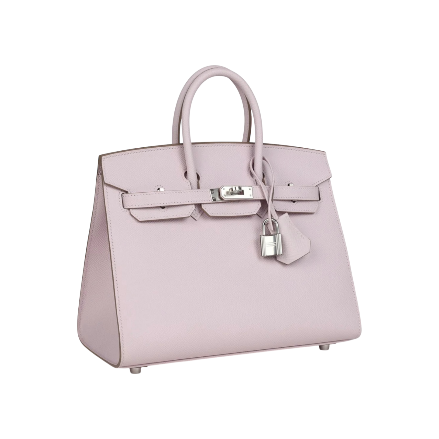 Hermès Birkin Sellier 25 Mauve Pale Epsom Palladium Hardware