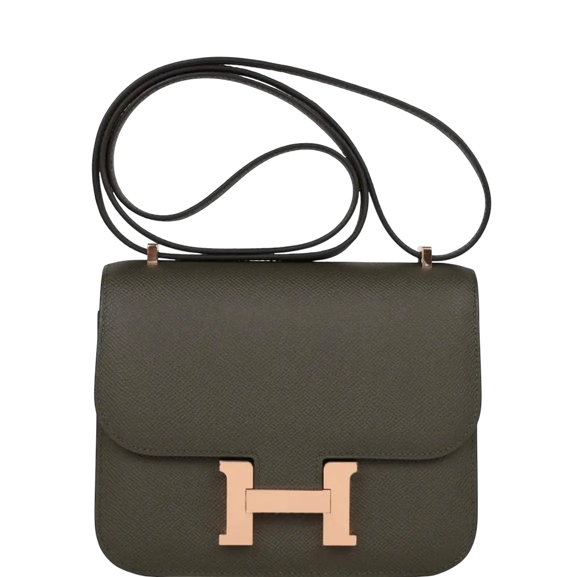 Hermes Constance 18 Vert de Gris Epsom Rose Gold Hardware
