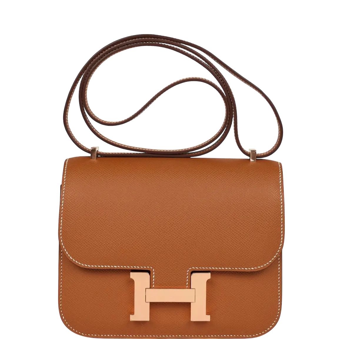 Hermes Constance 18 Gold Epsom Rose Gold Hardware
