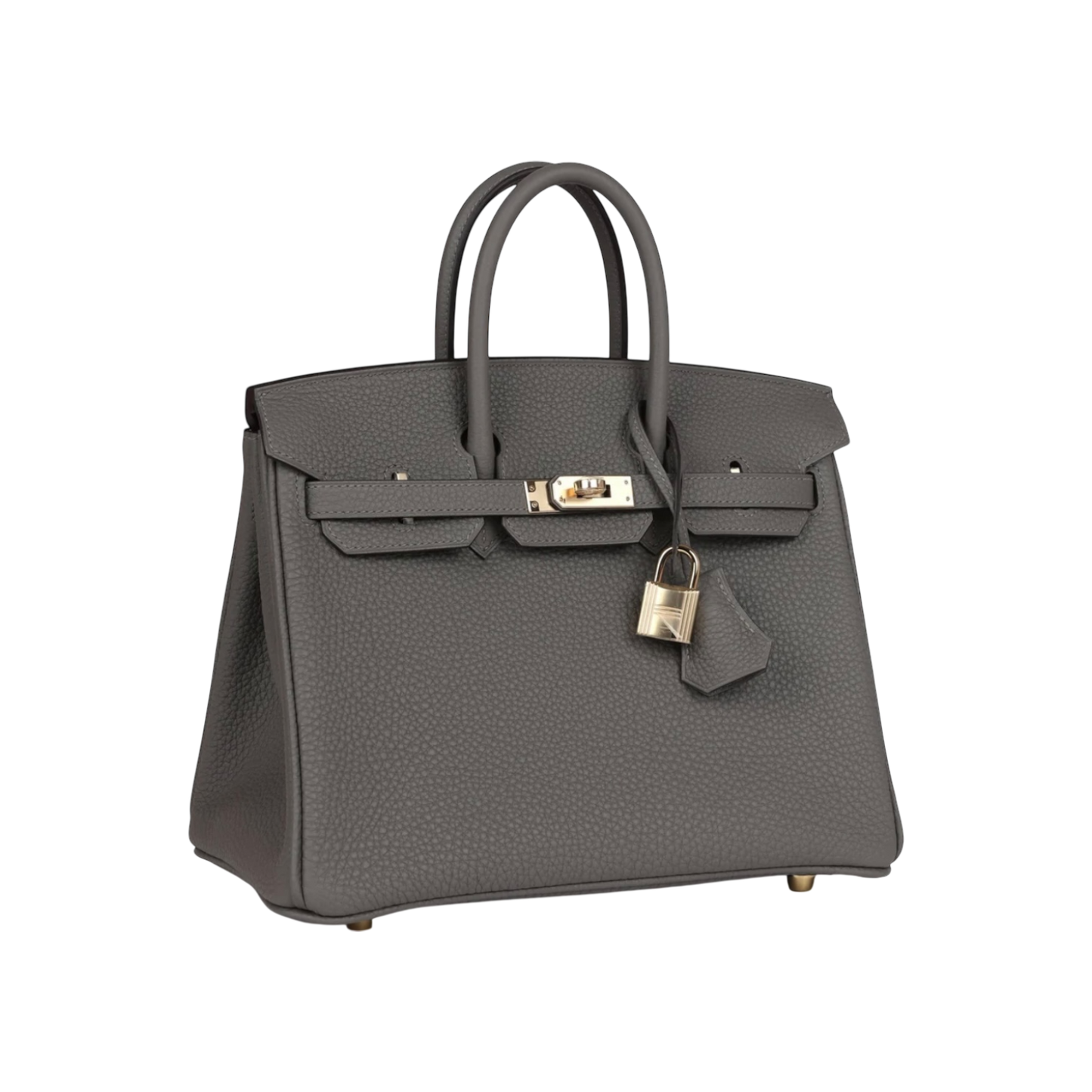 Hermès Birkin 25 Gris Meyer Togo Permabrass Hardware
