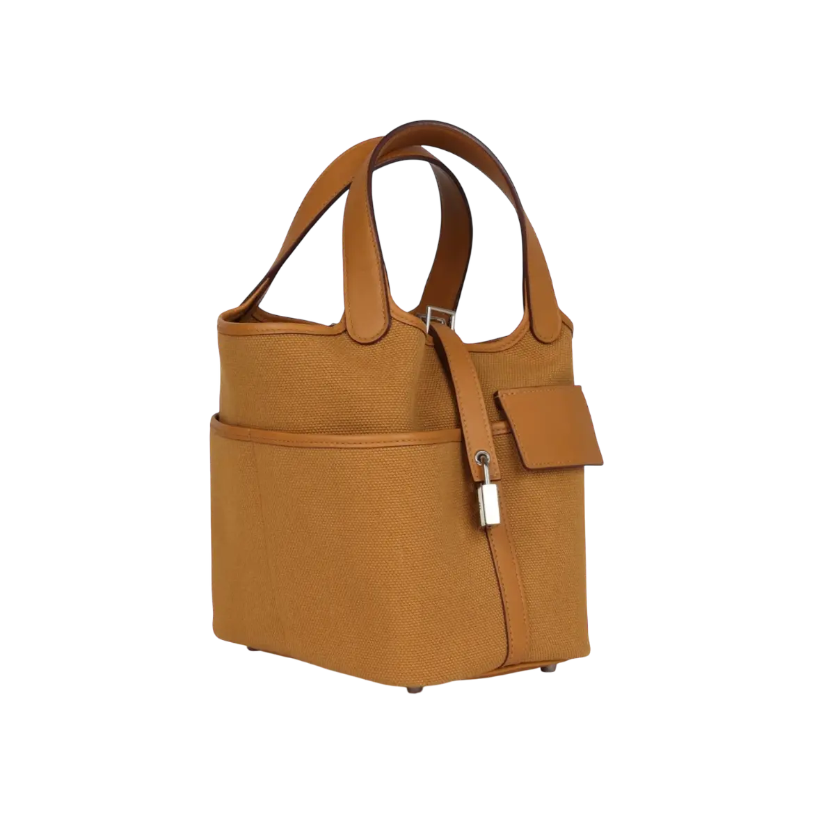 Hermès Picotin Cargo 18 Sesame Swift / Toile Canvas Palladium Hardware