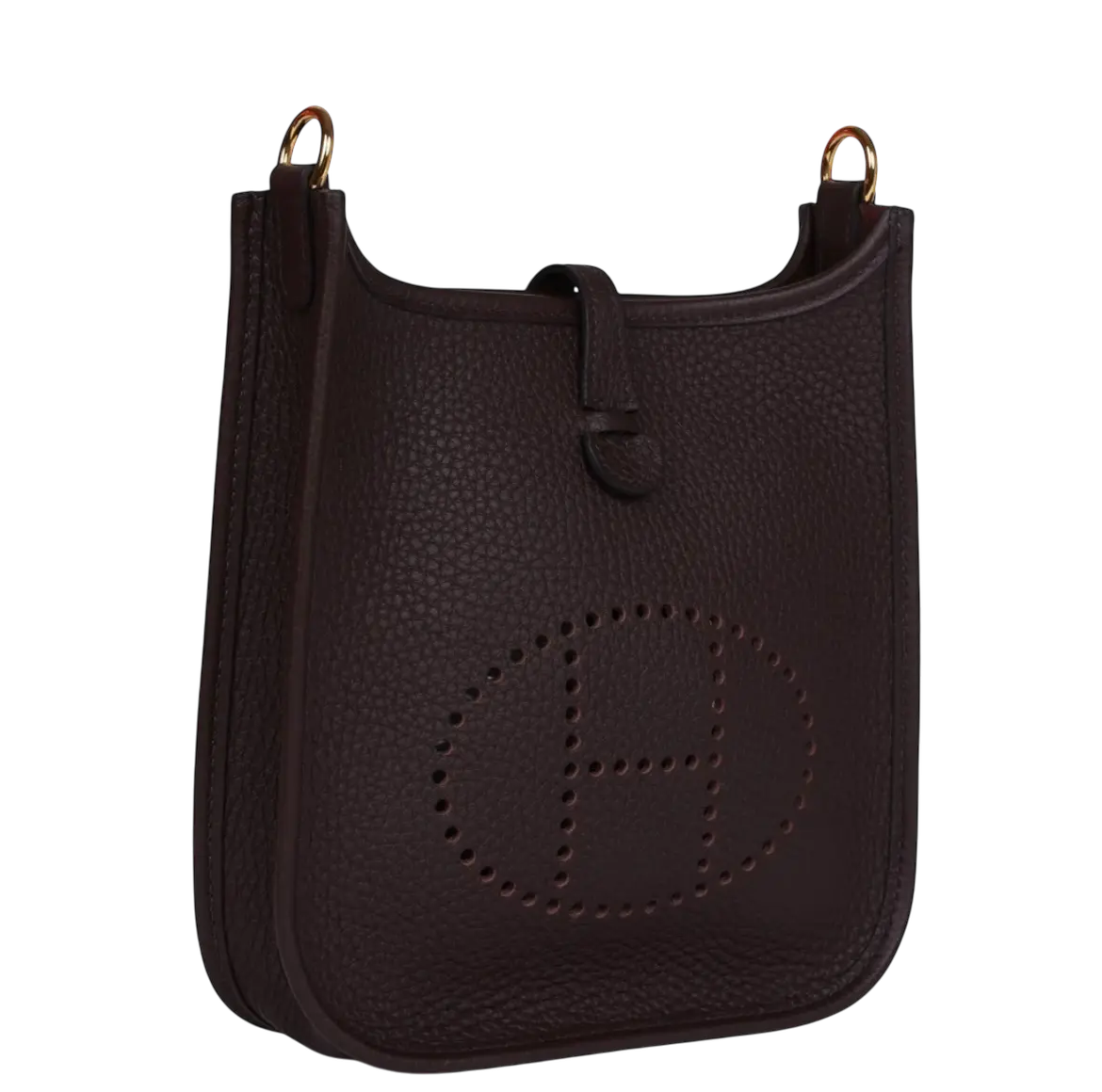 Hermes Evelyne TPM Rouge Sellier Clemence Gold Hardware