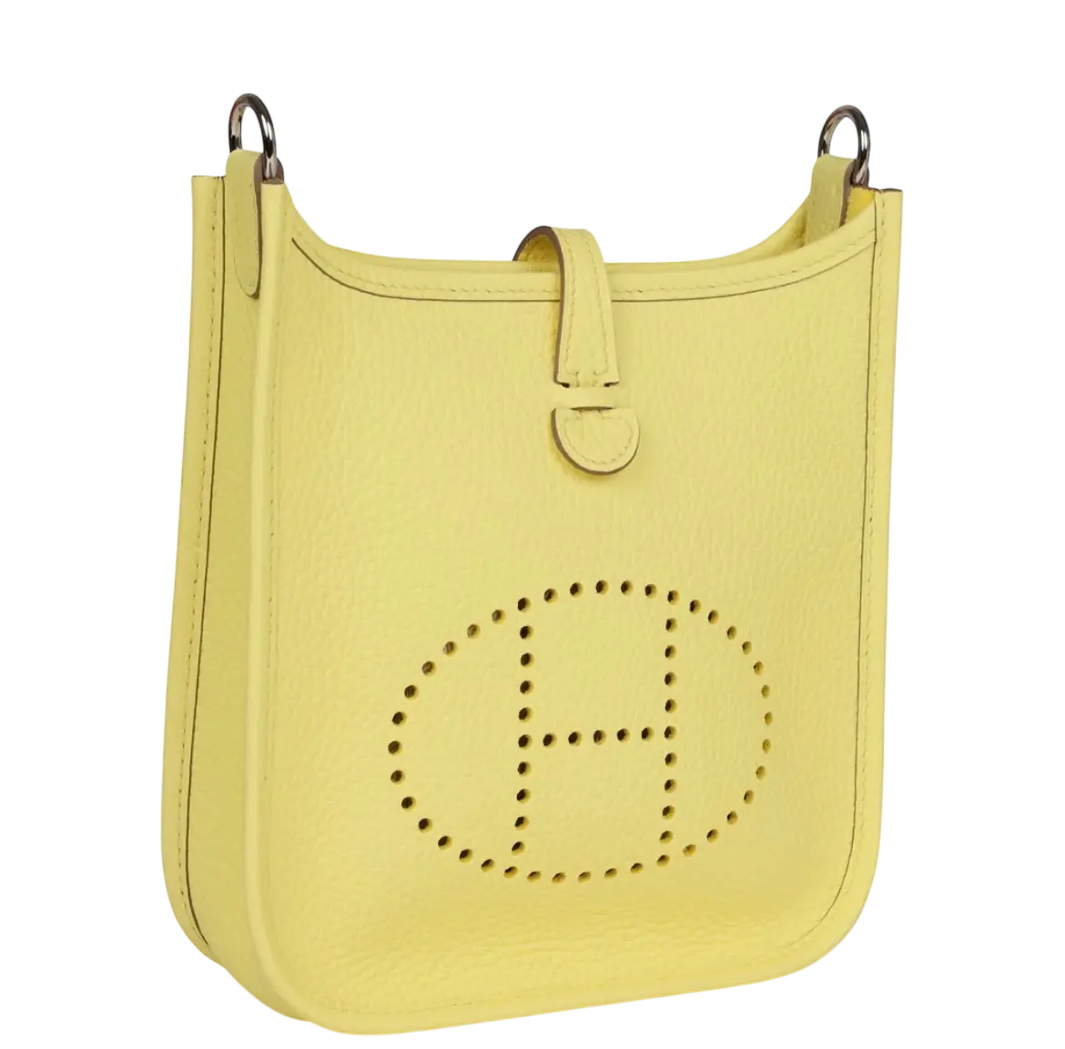 Hermes Evelyne TPM Limoncello Clemence Palladium Hardware