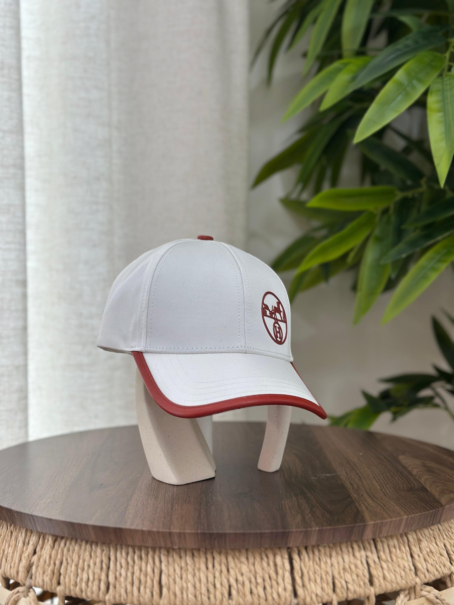 Hermès | Nevada Baseball Cap – White / Black