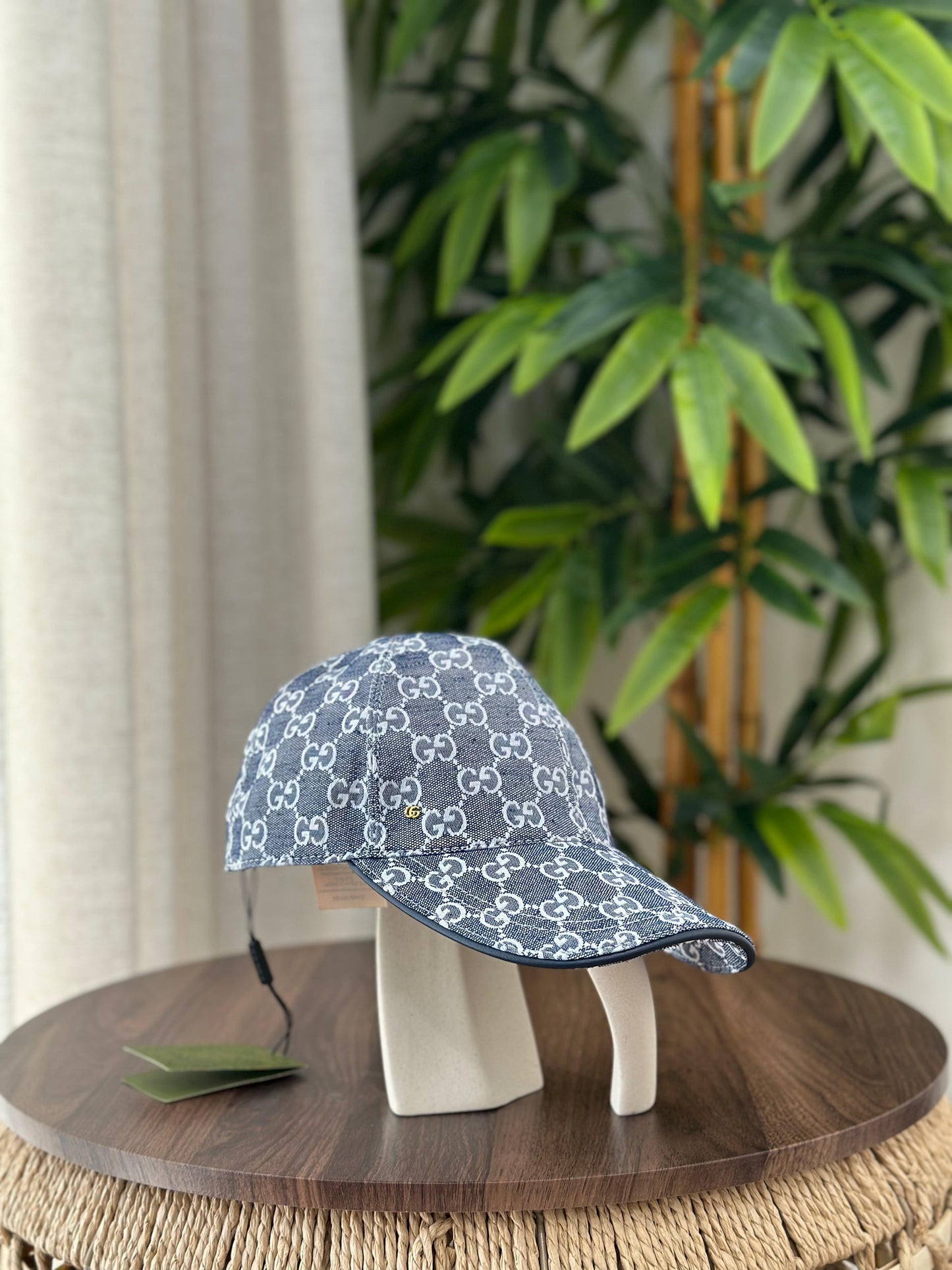 Gucci | GG Canvas Baseball Hat – Light Blue / White
