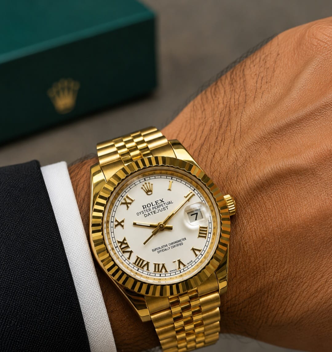 Rolex | Datejust 41 Two Tone Oystersteel Watch – Yellow / Gold / Champagne
