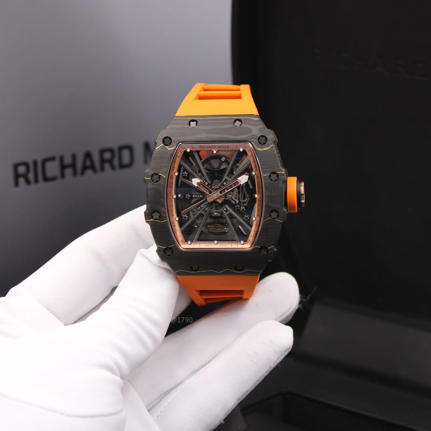 Richard Mille | Rm 055 Bubba Watson Yas Marina Watch – Black / Light Blue