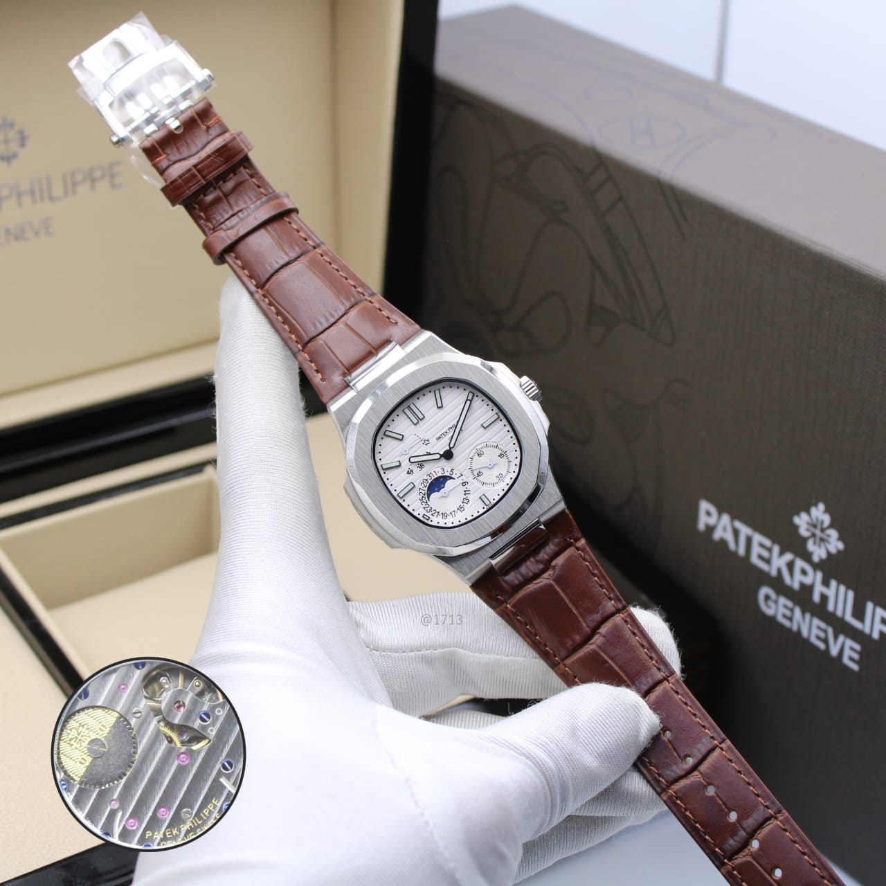 Patek Philippe | Cubitus Instantaneous Grand Date Day Moon Phases Watch – Olive Green