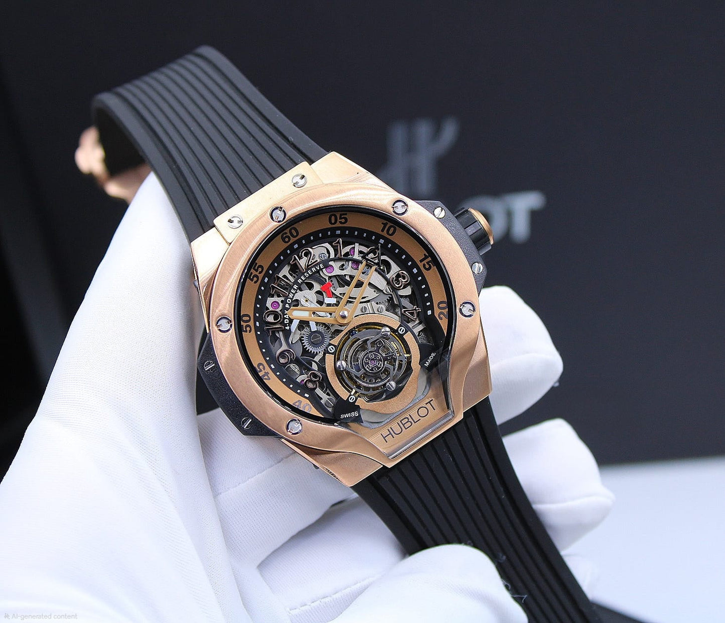Hublot | Big Bang Tourbillon Power Reserve Titanium Watch – Black