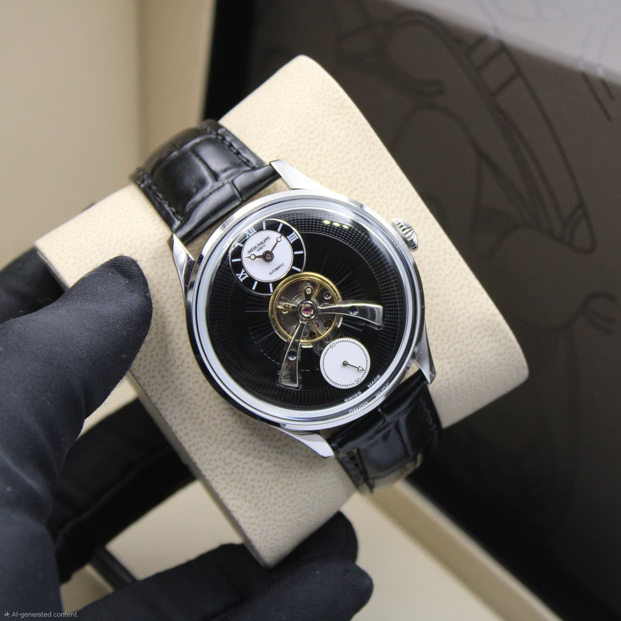 Patek Philippe | Grand Complications Tourbillon Watch – Silver / White