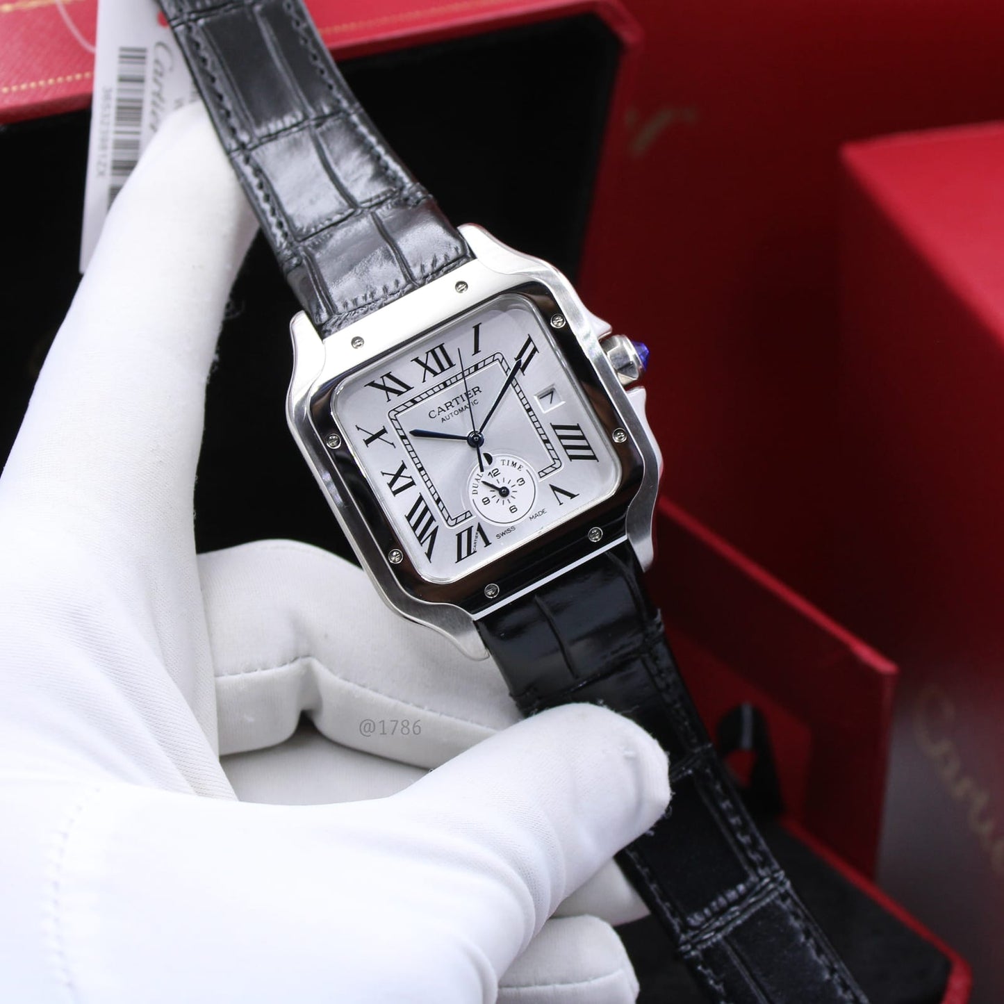 Cartier | Santos de Cartier Large Model Watch – Blue
