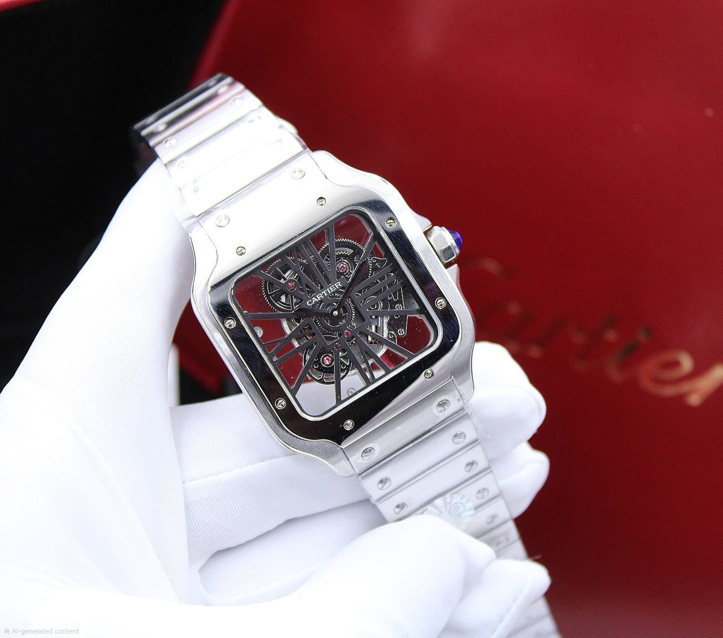 Cartier | Santos de Cartier Large Model Watch – Green