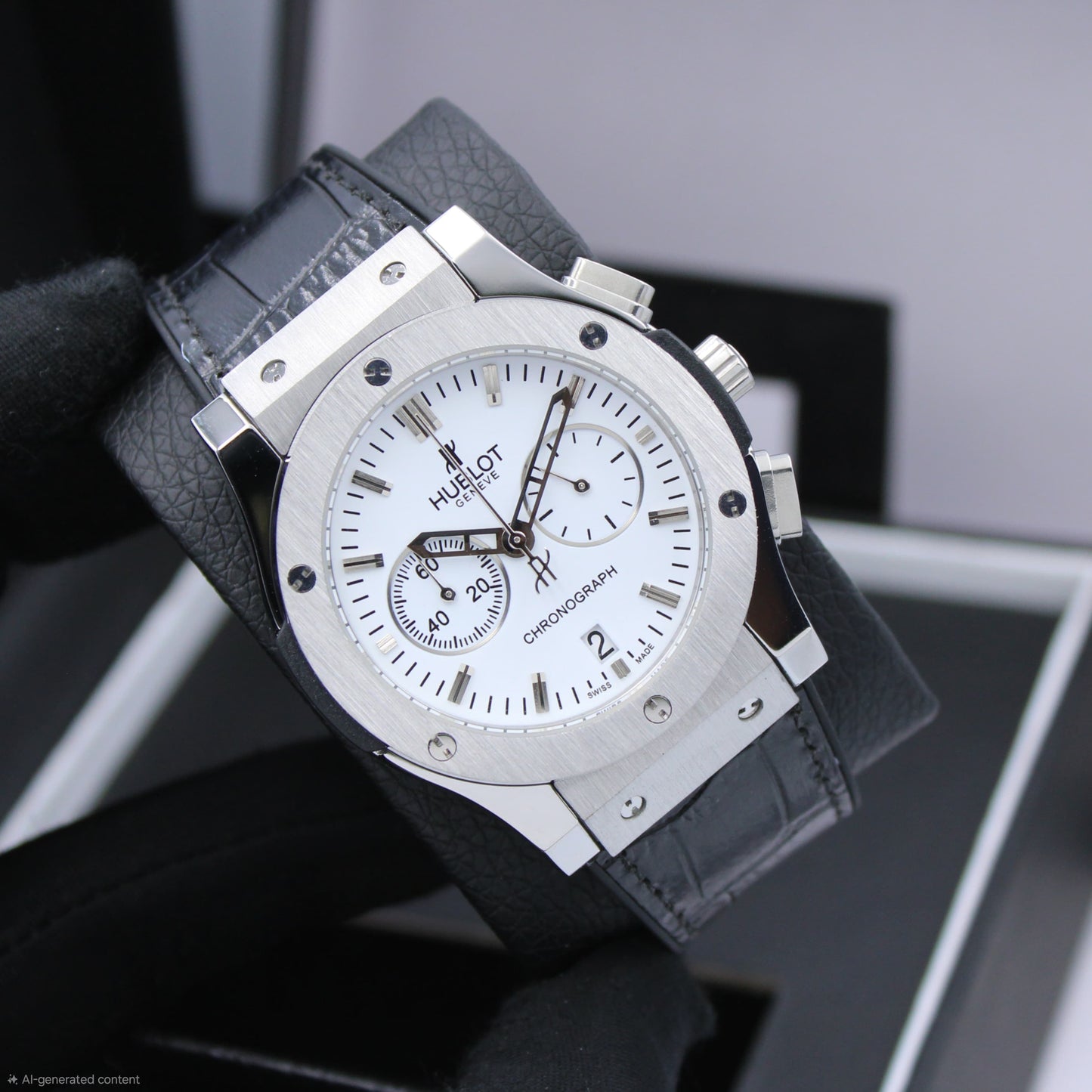 Hublot | Classic Fusion Aerofusion Chronograph Skeleton Watch – All Black / Black
