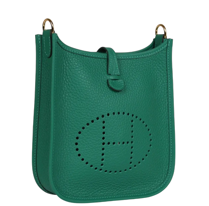 Hermes Evelyne TPM Vert Vertigo Clemence Gold Hardware