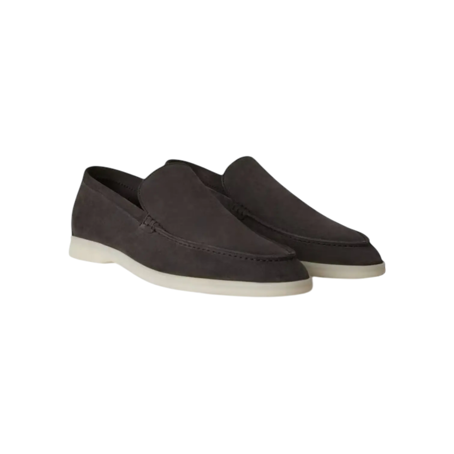 Loro Piana Summer Walk Loafer Caviar