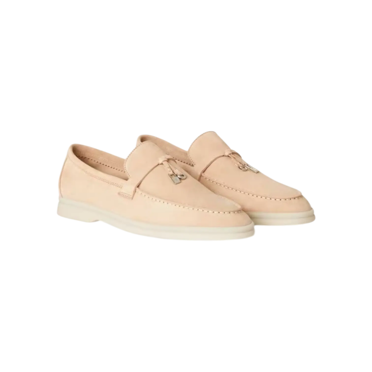 Loro Piana Summer Charms Loafer Pink Sand