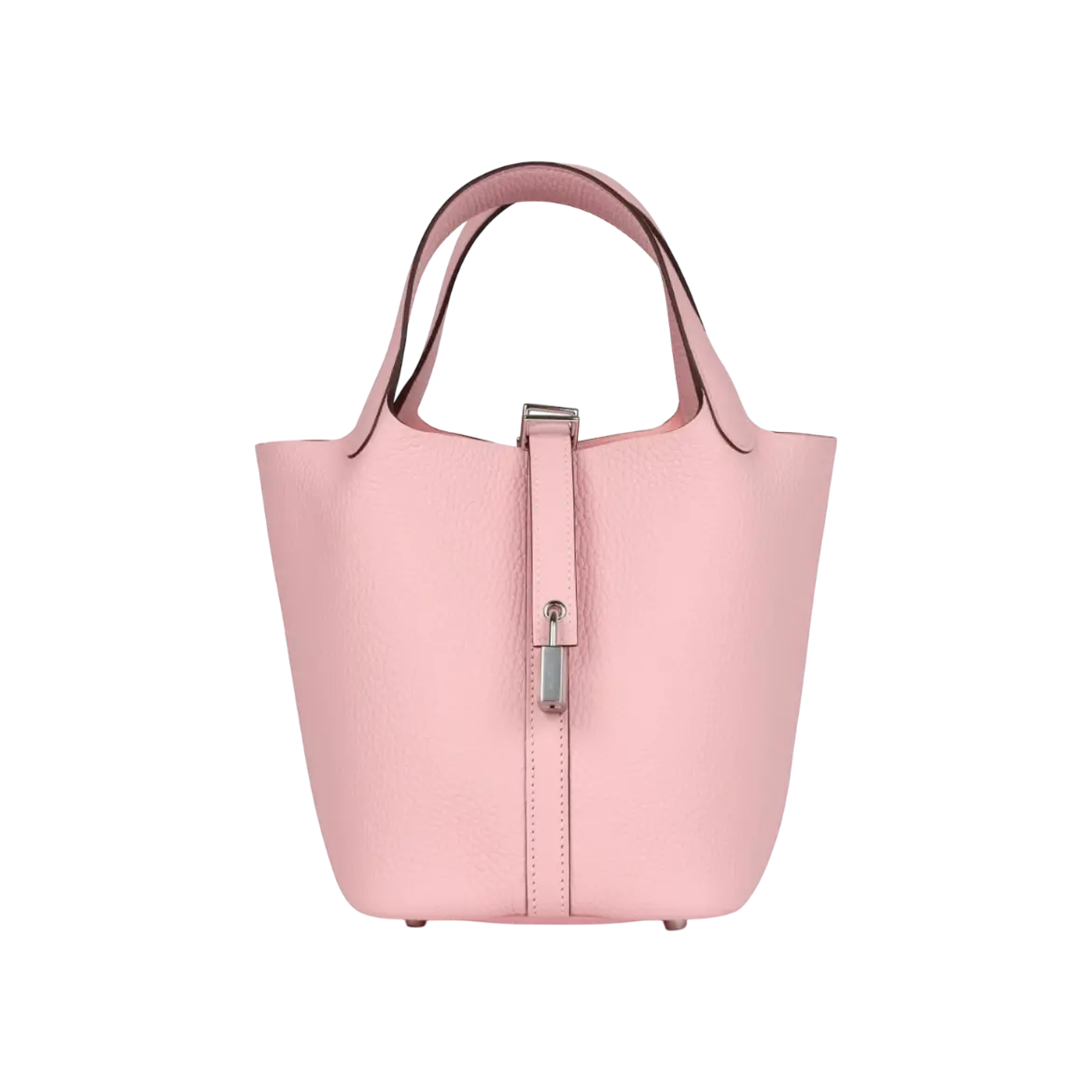 Hermès Picotin Lock 18 Rose Sakura Clemence Palladium Hardware