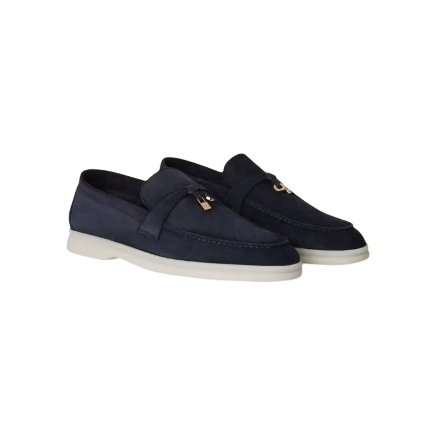 Loro Piana Summer Charms Loafer Argo Blue Melange