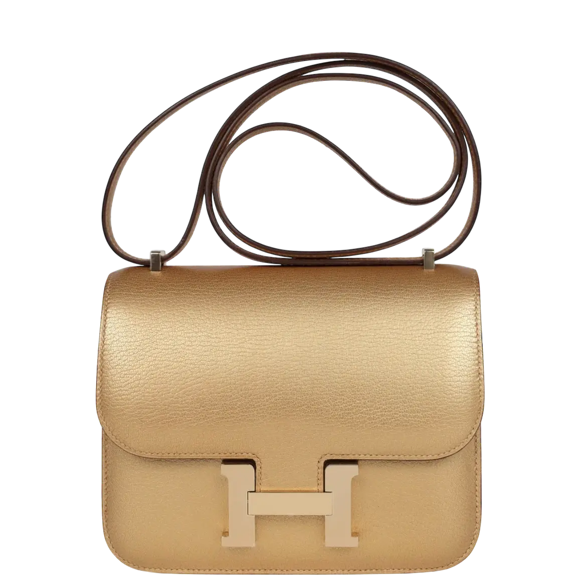 Hermes Constance 18 Dore Chamkilight Chevre Permabrass Hardware