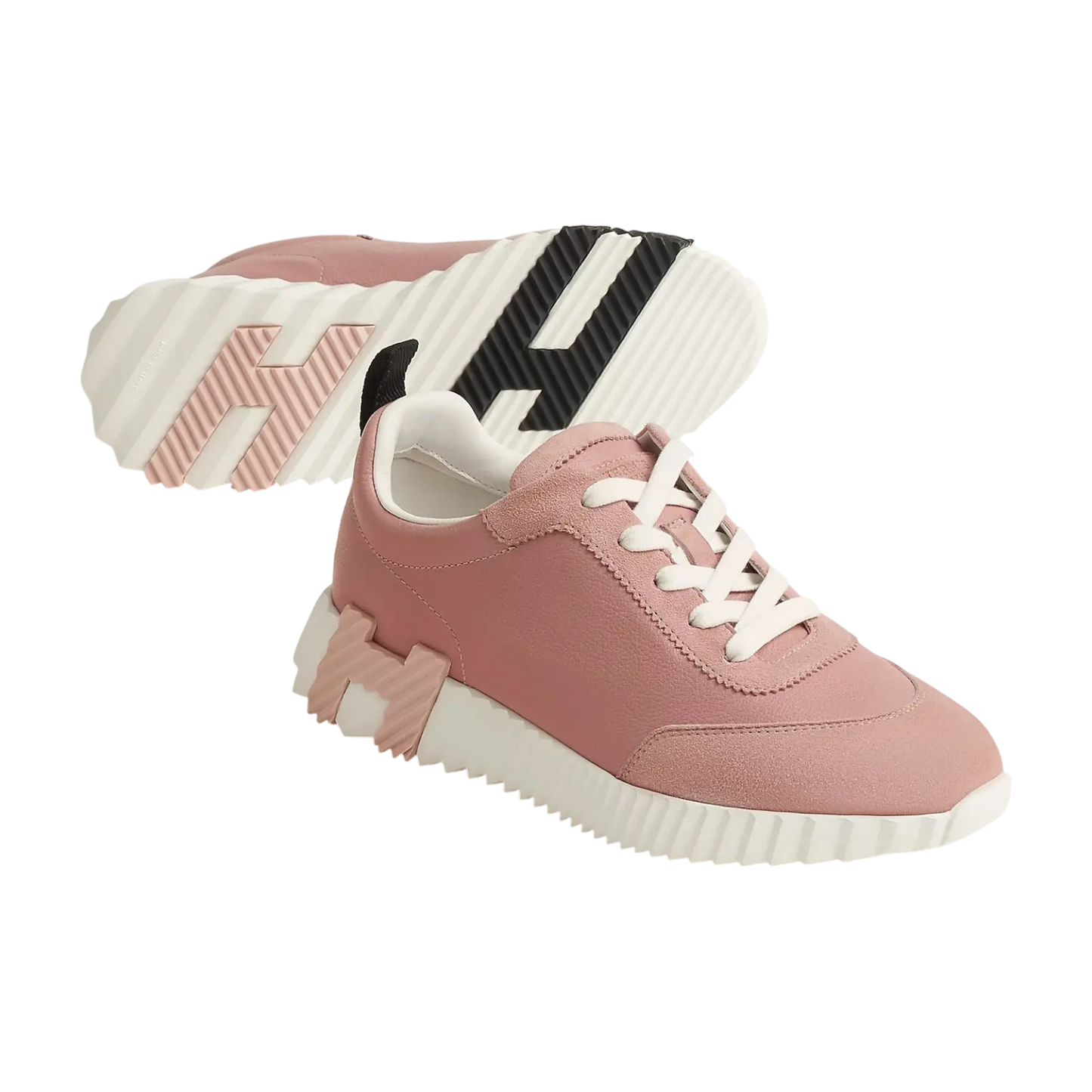Hermes Bouncing Sneaker Rose Aquarelle