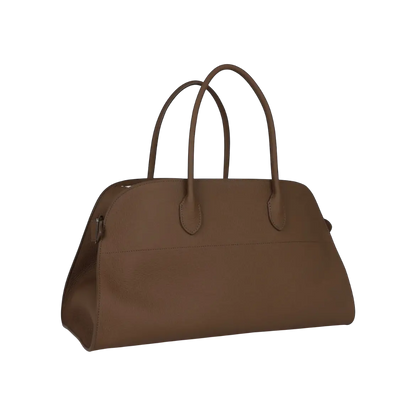 The Row East West Margaux Bag Chevre Calfskin Silver Hardware