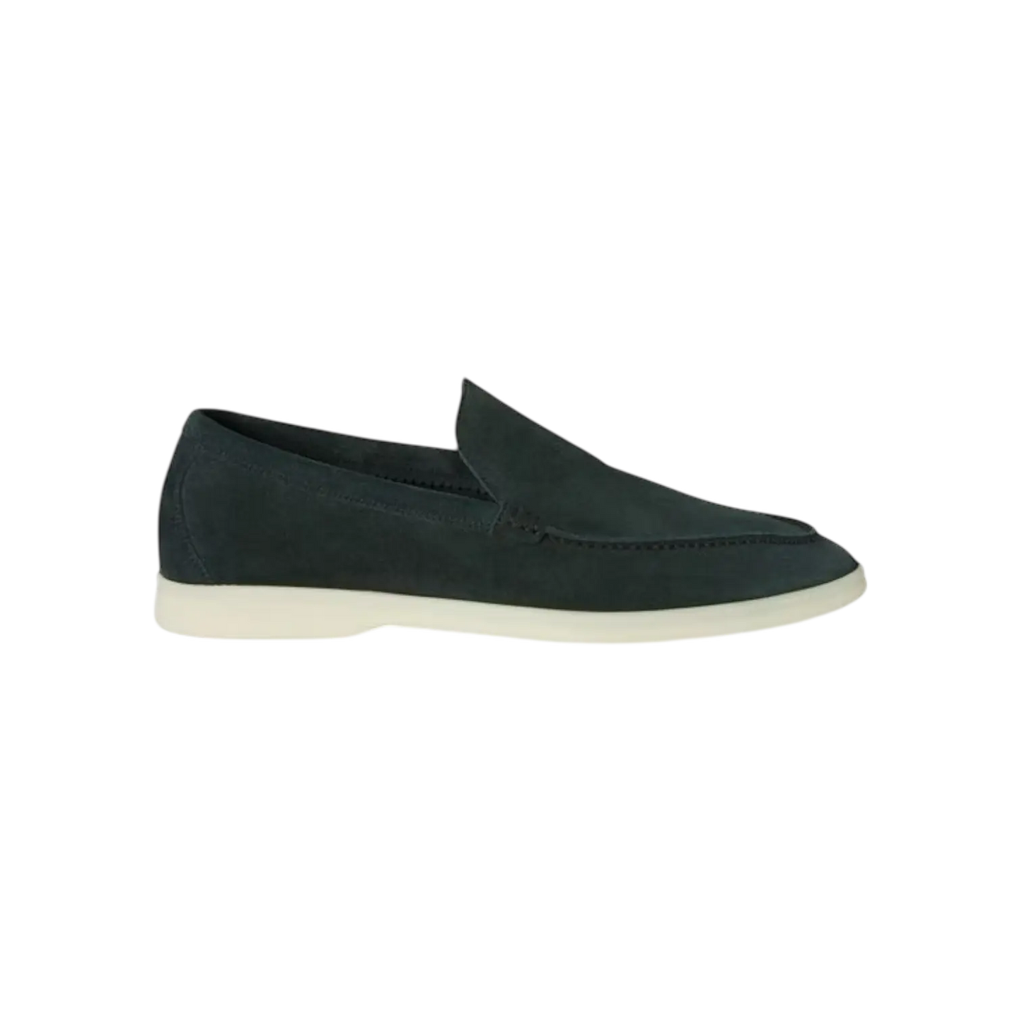 Loro Piana Summer Walk Loafer Dark Green