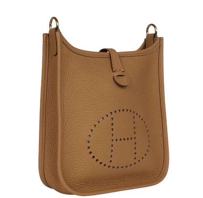 Hermes Evelyne TPM Biscuit Clemence Gold Hardware
