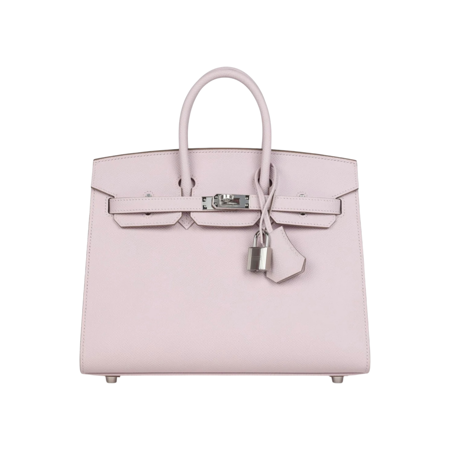 Hermès Birkin Sellier 25 Mauve Pale Epsom Palladium Hardware