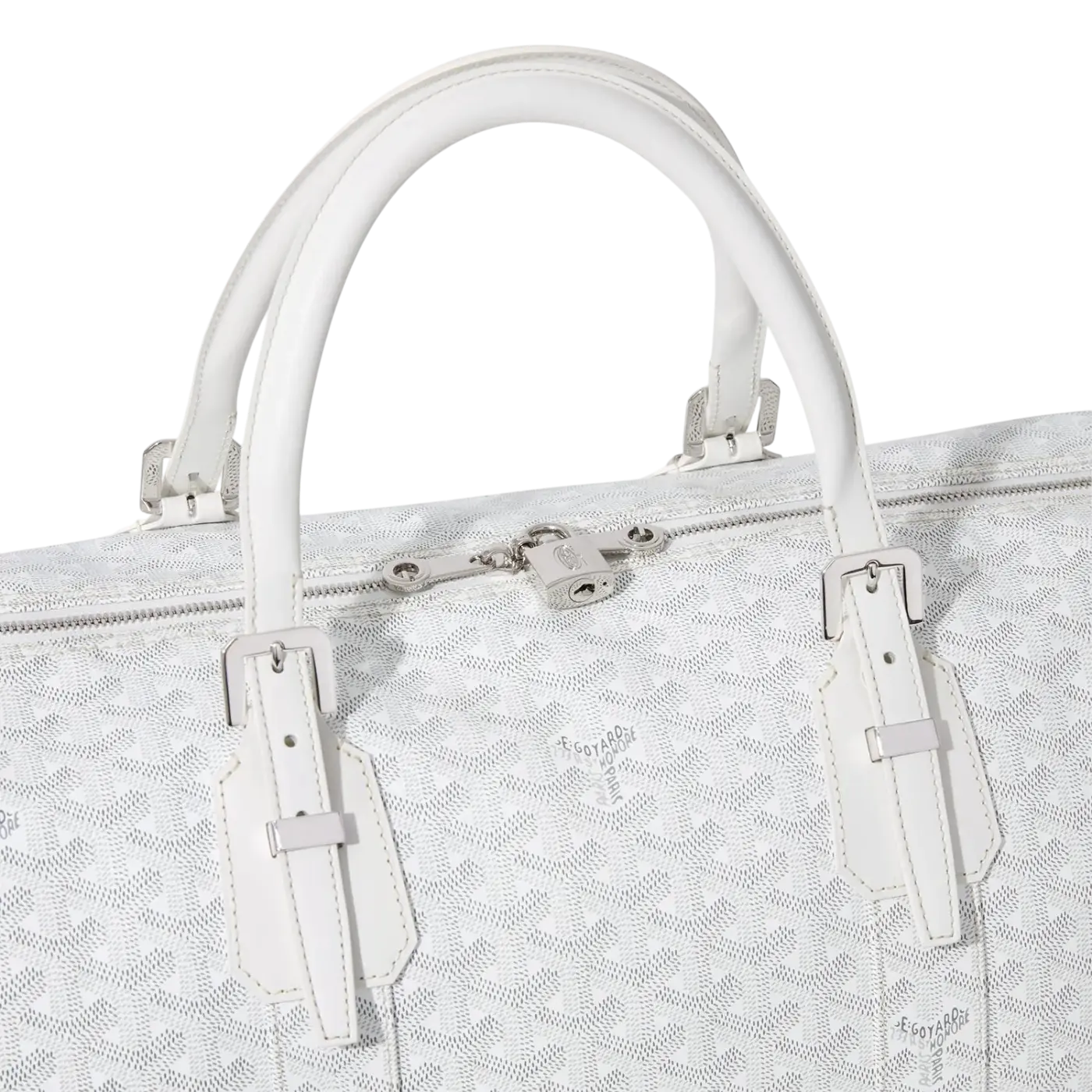 Goyard Boston 50 Bag White