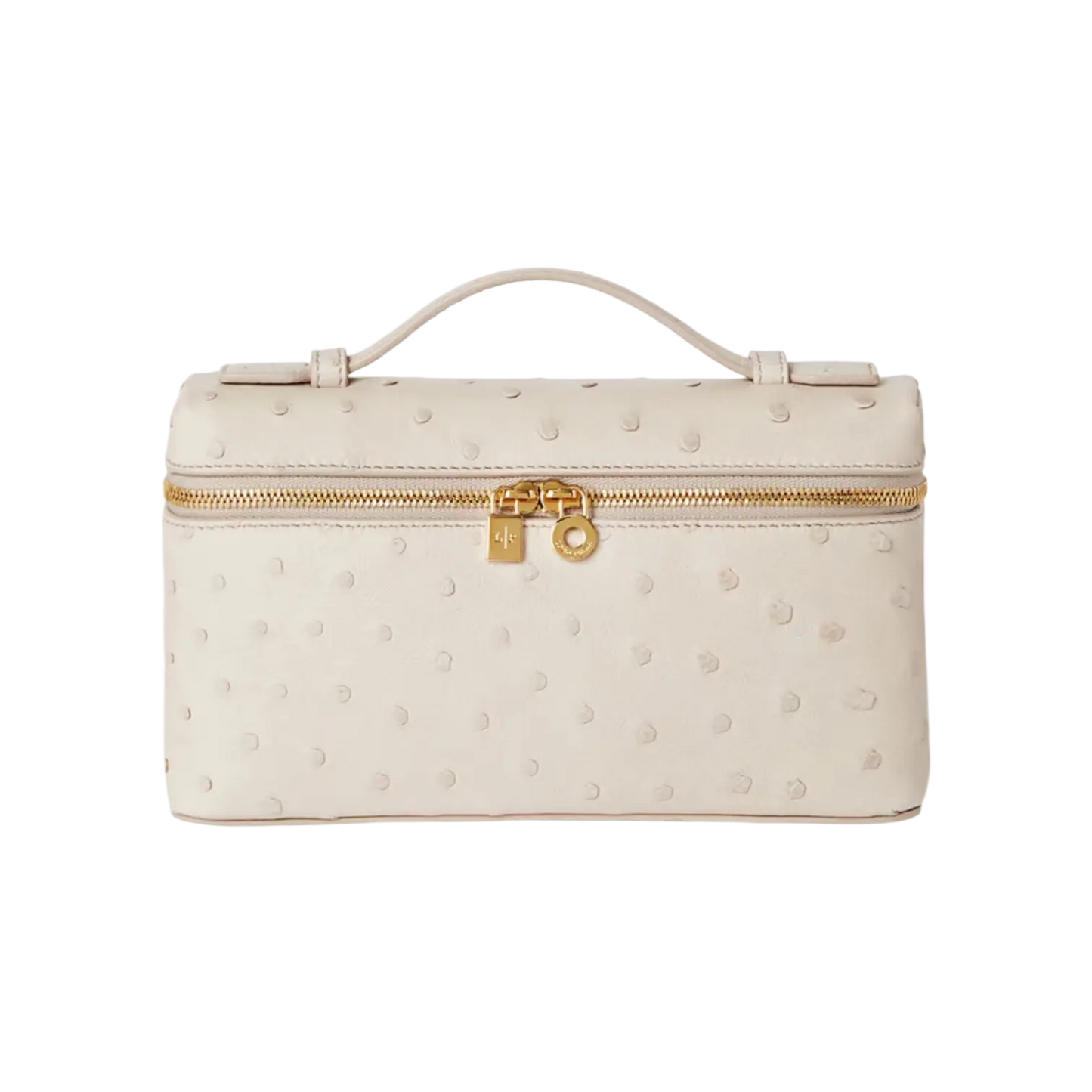 Loro Piana L19 Bag Ostrich Light Travertine / Sun Gold