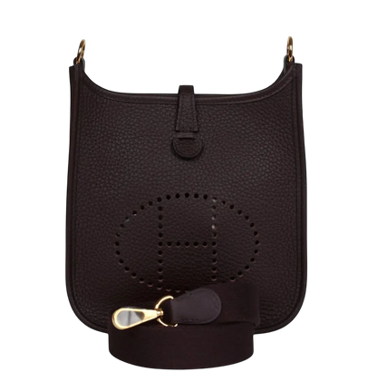 Hermes Evelyne TPM Rouge Sellier Clemence Gold Hardware