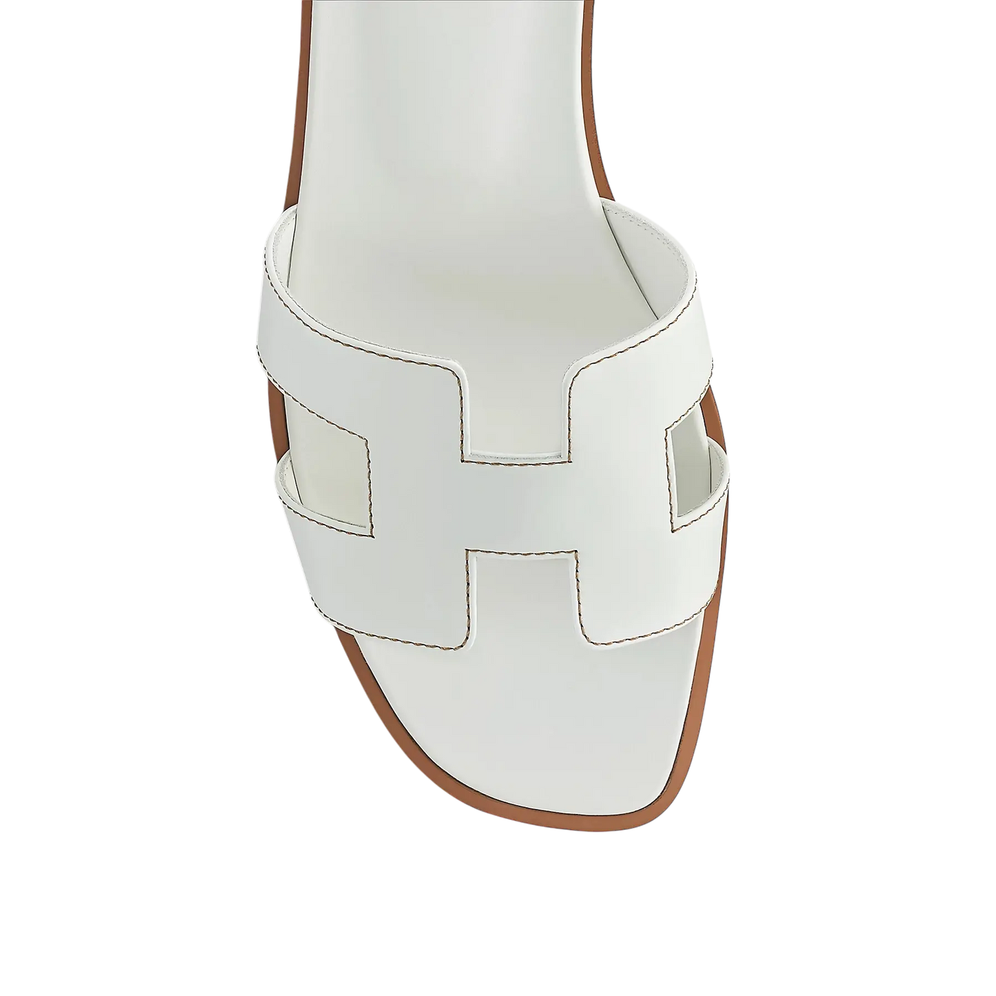 Hermes Oran Sandal Blanc