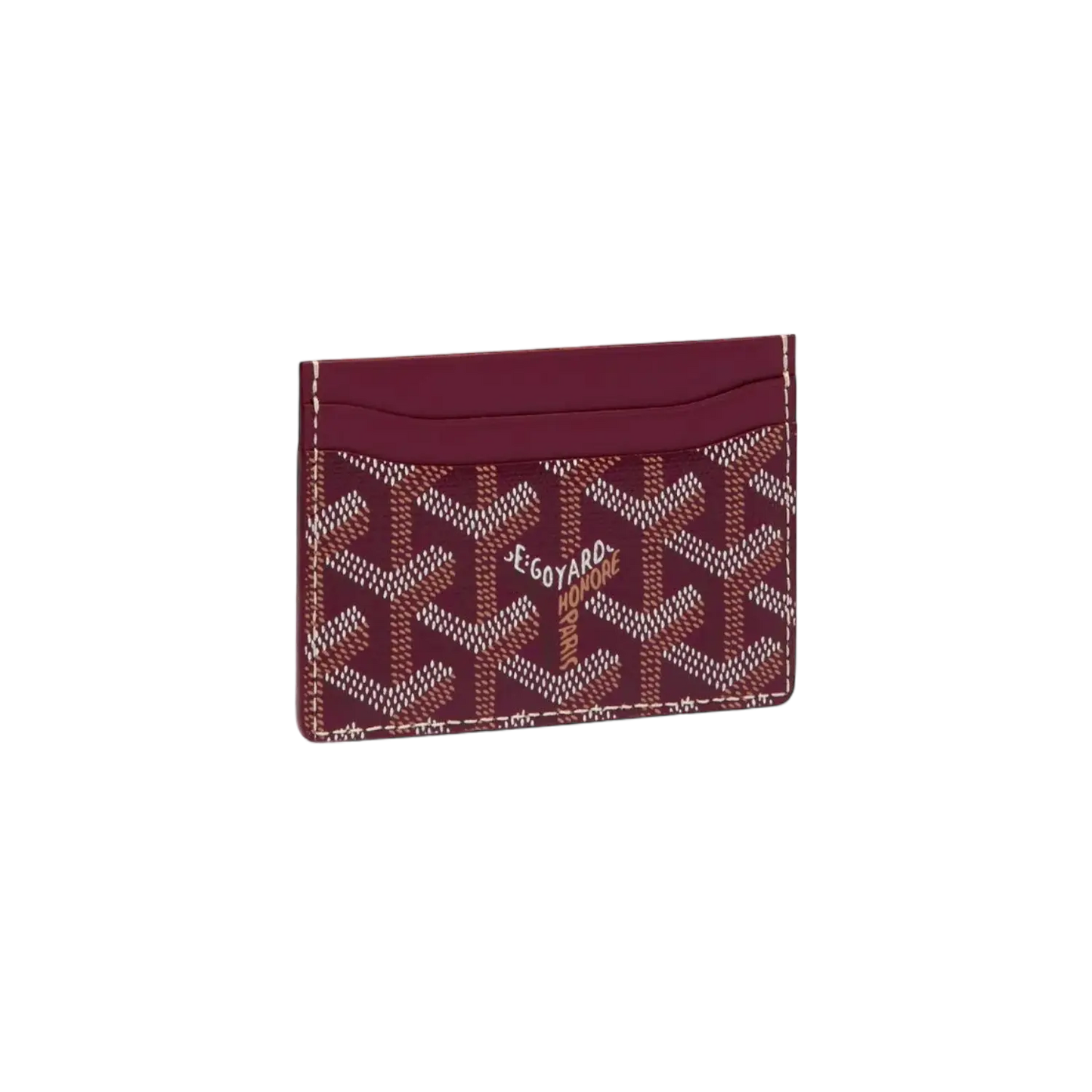 Goyard Saint Sulpice Card Holder Bordeaux