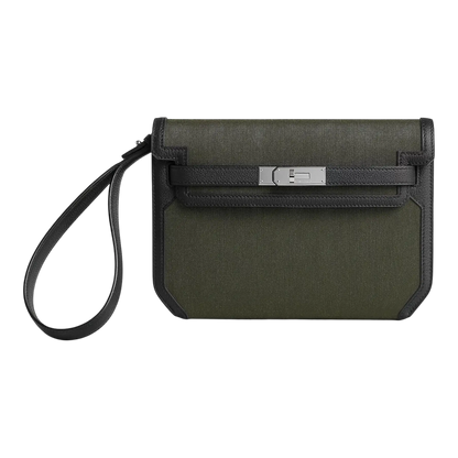 Hermes Depeche 25 Tourbe / Noir