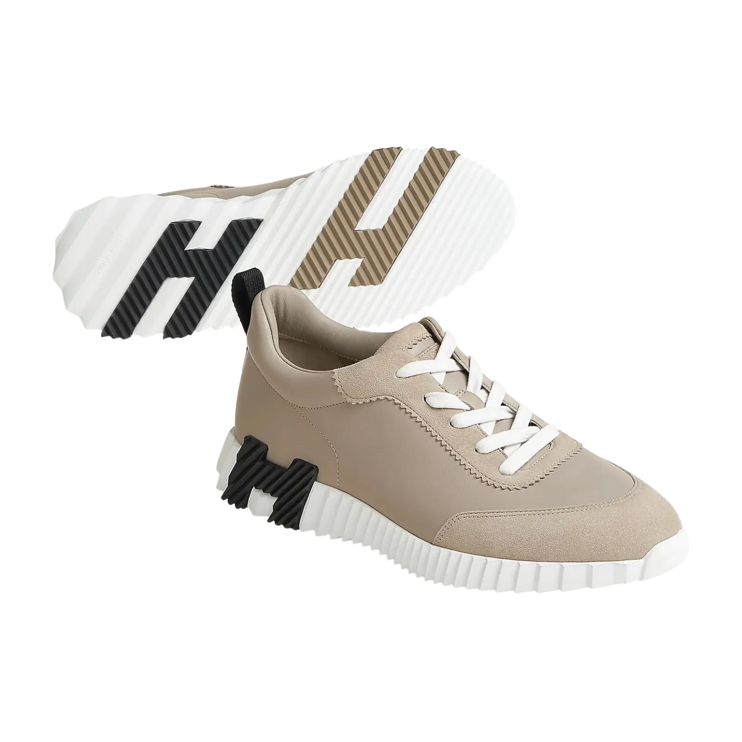Hermes Bouncing Sneaker Beige Galet
