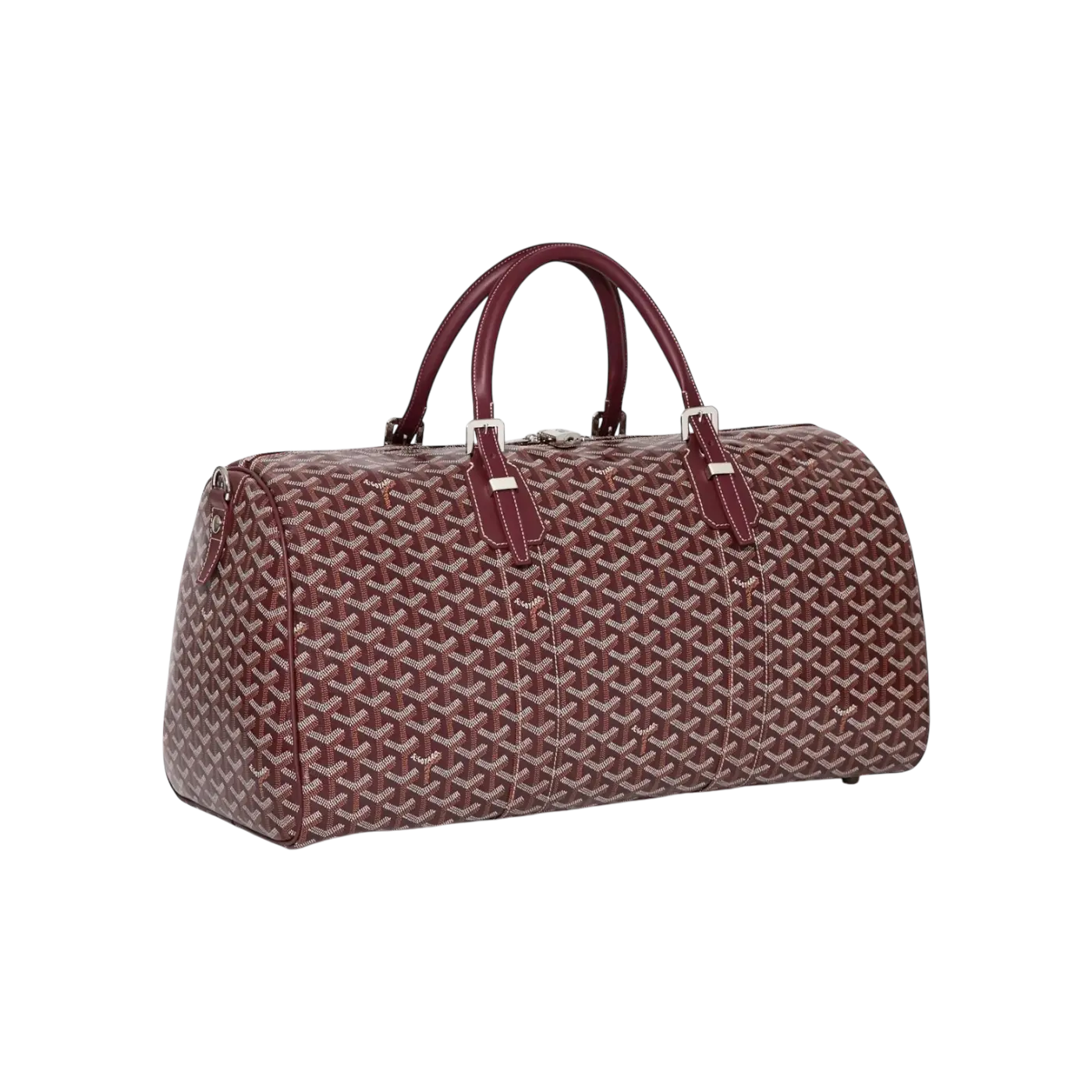 Goyard Boston 50 Bag Bordeaux