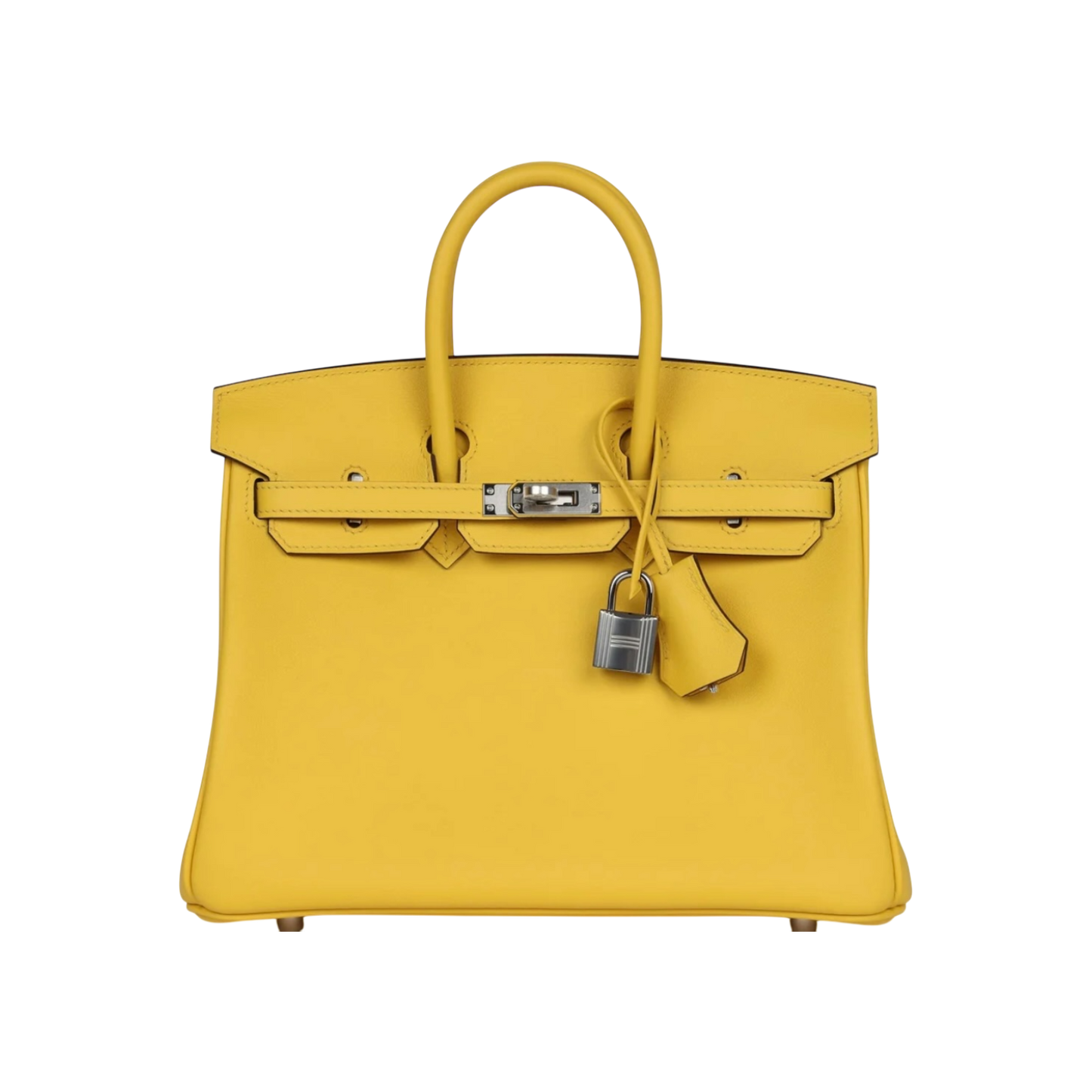 Hermès Birkin 25 Jaune De Naples Swift Palladium Hardware