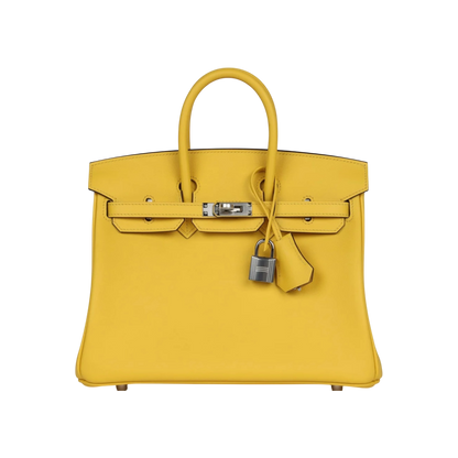 Hermès Birkin 25 Jaune De Naples Swift Palladium Hardware