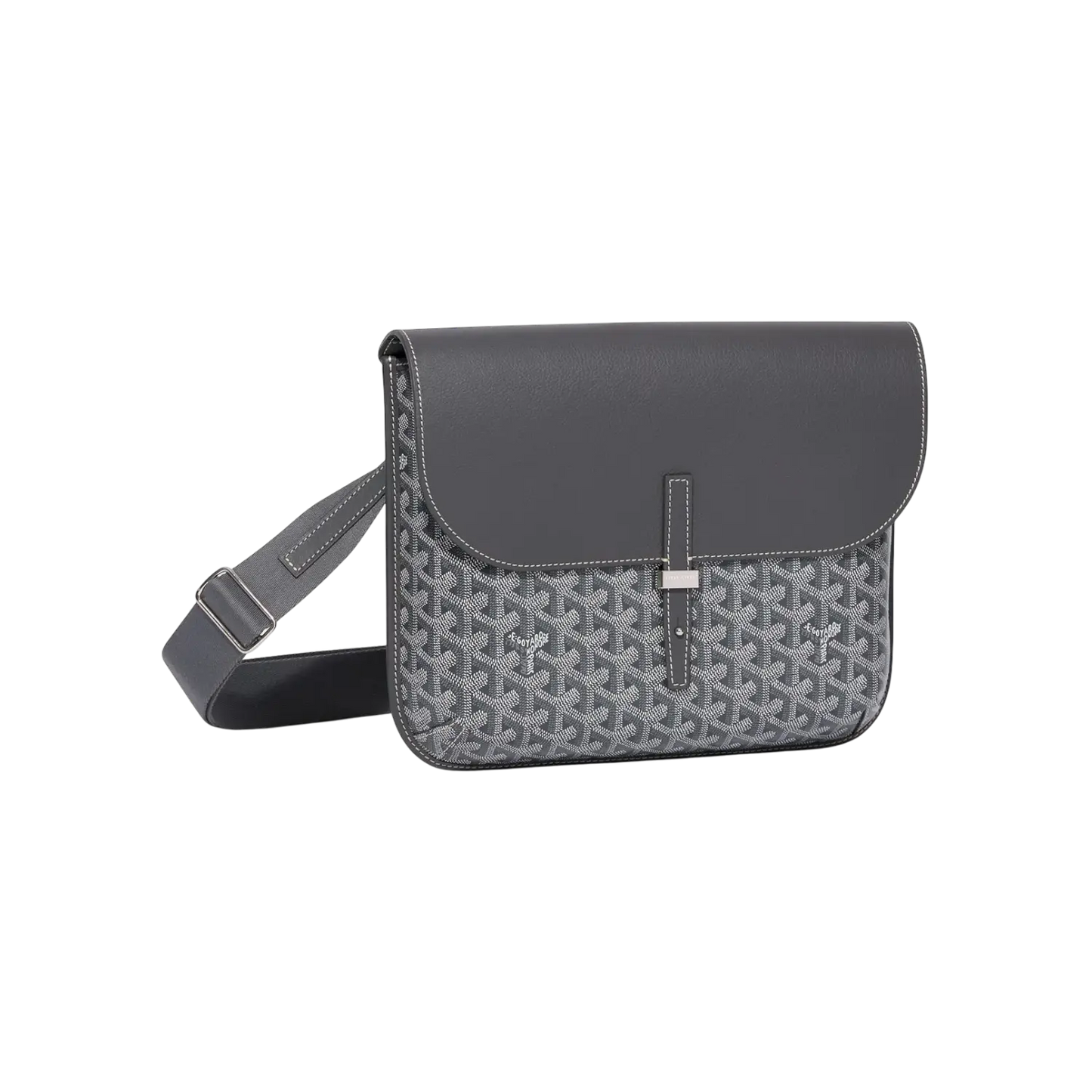 Goyard Coursier Messenger Bag Grey