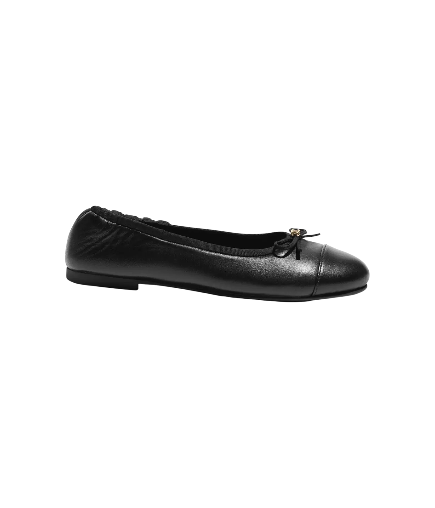 Chanel Ballet Flats Black Lambskin