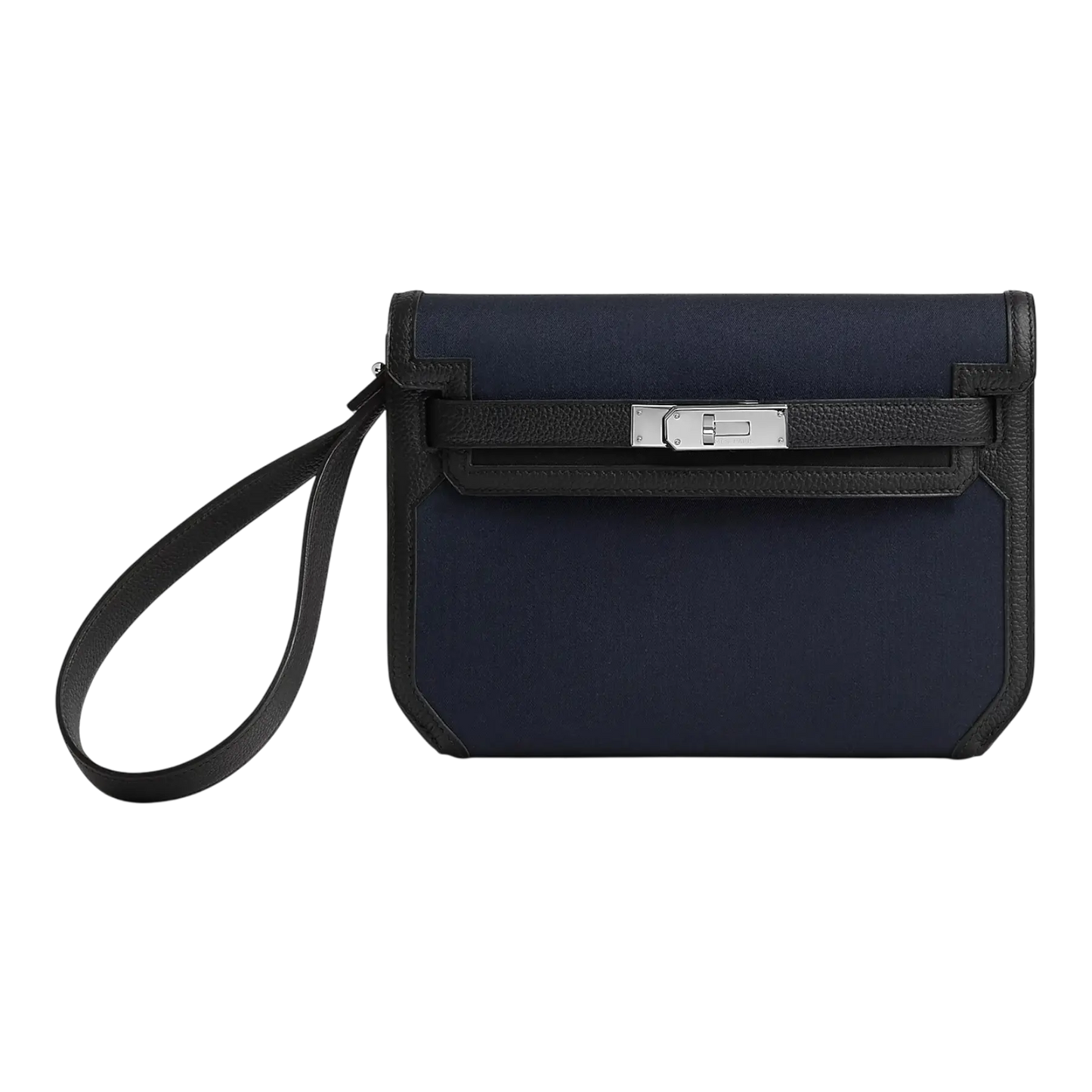 Hermes Depeche 25 Bleu Marine / Noir