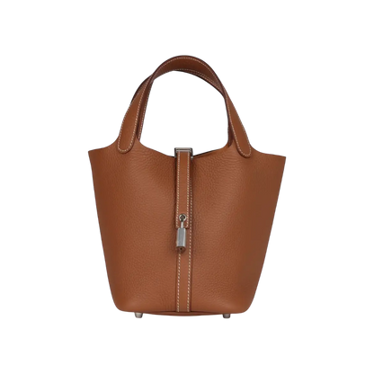 Hermès Picotin Lock 18 Gold Clemence Palladium Hardware