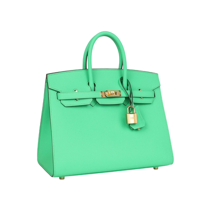 Hermès Birkin Sellier 25 Vert Comics Epsom Gold Hardware