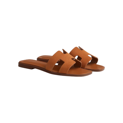 Hermes Oran Sandal Naturel