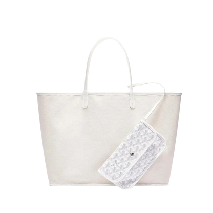 Goyard Saint Louis Tote White