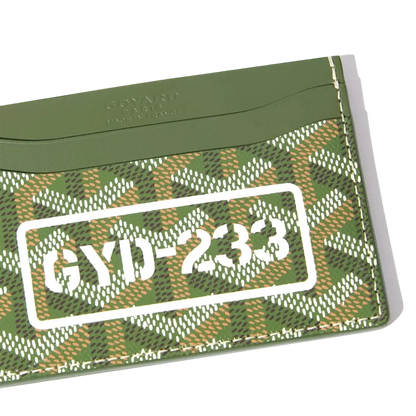 Goyard Saint Sulpice Card Holder Khaki Green